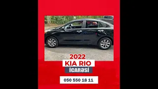 Avtomobillərin icarəsi - Kia Rio