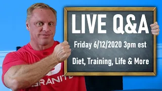 Live Q & A with John Meadows | Diet, Training, Health & More