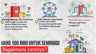 Cara Menghemat Uang 100 Ribu Untuk Seminggu #tipshemat