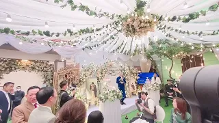Nghệ Sĩ Xuân Hinh phát biểu trong ngày cưới của con gái. Rạp Mạnh Quyền: 0973260283