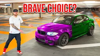 PAINTING MY BMW 1M REPLICA IN THIS INDVIDUAL COLOUR