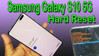 Samsung Galaxy S10 5G Hard Reset || How to Factory Reset Samsung Galaxy S10 5G
