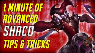 1 MINUTE OF ADVANCED SHACO TIPS & TRICKS *Season 11 Guide*