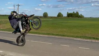 как научиться стантить на питбайке 125/140 #2024 #stunt