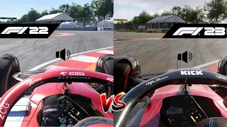 F1 22 vs F1 23 Engine Sound