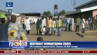 News@10: UN Cautions Against Early Closure Of IDP Camps 16/02/17 Pt 2
