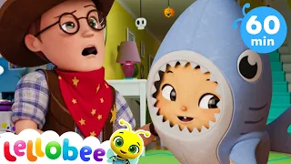 Halloween Baby Shark Dance | Baby Cartoons - Kids Sing Alongs | Moonbug