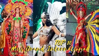 Miss Grand Internatonal 2019 - TOP 10 NATIONAL COSTUME