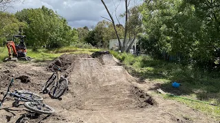 Building and riding a new line!!