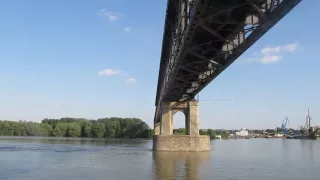 Under the Danube Bridge (Friendship Bridge)