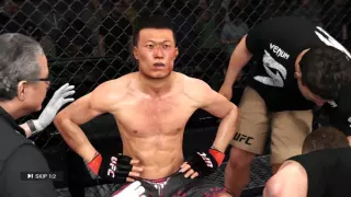 Korean Zombie VS Renan Barao Crazy Fight EA UFC