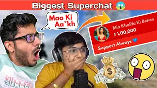 Top 5 highest Superchat / Donation in Indian gaming | CarryIsLive, Mortal, Scout, Mythpat