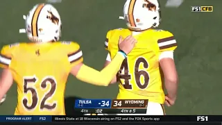 Wyoming vs Tulsa Exciting Ending | 2022 College Football