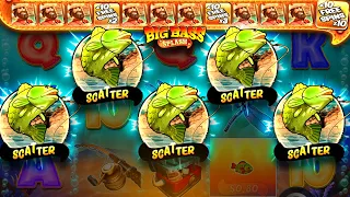 SUPER RARE 5 SCATTER BONUS BUY ON BIG BASS SPLASH!