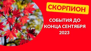 СКОРПИОН♏СОБЫТИЯ ДО КОНЦА СЕНТЯБРЯ 2023🌈ЧТО ПРИДЁТ? ЧТО УЙДЁТ? 3 СОБЫТИЯ💫ГОРОСКОП ТАРО Ispirazione