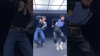 TikTok repost - Eugene (유진) & Daemon (대이먼) 'Watch Out' dance