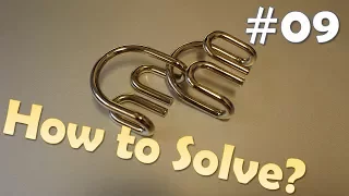 Can you solve this brain teaser? Metal puzzle solution - Part 9 - Double "U" Shape