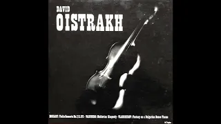 David Oistrakh plays Mozart Violin Concerto in D Major,K27li