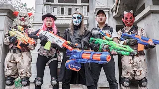 LTT Films : Special Forces Gunner S.E.A.L X Nerf Guns Fight Criminals Group Grakk Mask