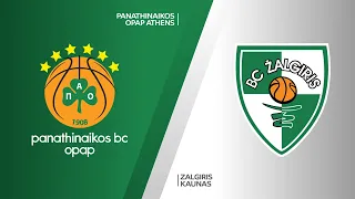 Panathinaikos OPAP Athens - Zalgiris Kaunas Highlights | Turkish Airlines EuroLeague, RS Round 13