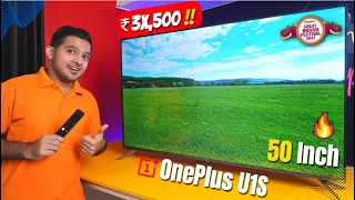 OnePlus U1S 50 Inch 4K TV⚡Unboxing & Detailed Review⚡Best Budget 50 Inch 4K TV ! 🔥🔥