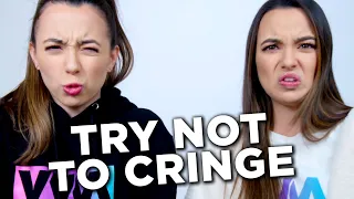 Try Not To Cringe Challenge - 25 Things We Are Doing Wrong - Merrell Twins