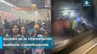 Esto originó la presencia de humo en la Línea 7 del Metro