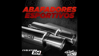 Teste Escapamento Abafador Esportivo Race Chrome Rci Go Power 5 Polegadas