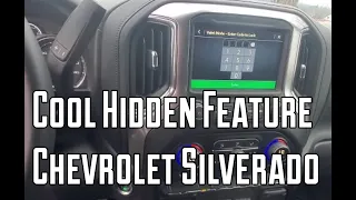 Cool Hidden Feature on 2016-2021 Chevrolet Silverado Trucks. #Chevrolet #Silverado