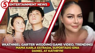 Entertainment News | #KathNiel, trending sa isang wedding game video!