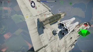 War Thunder CAS Gameplay | F-4E getting 4 kills in 2 seconds