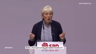 Sozialstaat der Zukunft: Heike Baehrens auf dem SPD-Parteitag am 07.12.19