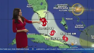 Tracking Hurricane Irma 9/8 5AM