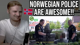 Reaction To Norwegian Police Funniest Arrest Ever