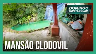 Invasores mostram situação de abandono da mansão de Clodovil Hernandes