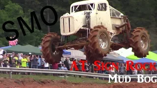 SMO MEGA TRUCKS TAKE OVER SIGN ROCK MUD BOG