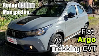 Argo Trekking CVT: rodou 850km mas e o consumo?