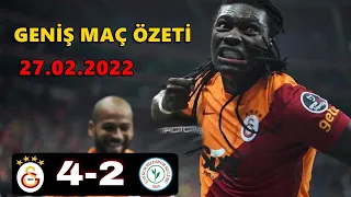 Galatasaray 4-2 Çaykur Rizespor Geniş Maç Özeti (27.02.2022)