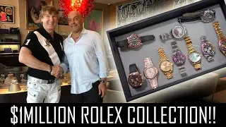 YOSSI DINA'S MILLION DOLLAR ROLEX COLLECTION!