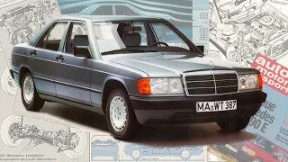 Mercedes-Benz 190 W201: The Ultimate Compact Sedan from 1980s