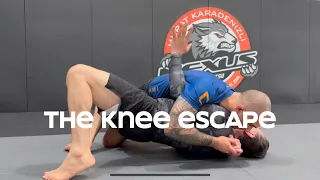 Are you stuck in bottom side control? Try the knee escape!