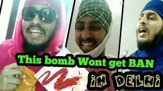 This bomb wont get ban in delhi||NEW BOMB||Diwali funny video||Diwali Celebrations in punjabi