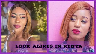Kenyan Celebrities Look Alikes