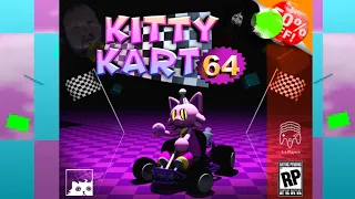 This isn't your average Mario Kart 64 rip off it has SECRETS - Kitty Kart 64 Playthrough (Full Game)