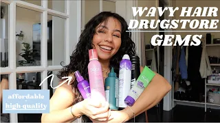 WAVY/CURLY HAIR PRODUCTS FROM THE DRUGSTORE THAT ARE WORTH THE MONEY!