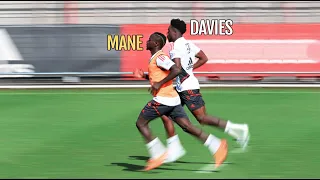 Alphonso Davies vs Sadio Mane - Amazing Speed