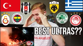 TURKEY v GREECE // BEST ULTRAS?? (GALATASARAY/AEK/FENERBAHCE/PANATHINAIKOS/BESIKTAS/OLYMPIAkOS)