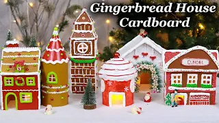 Amazing Gingerbread House Made From Cardboard | Christmas Craft 2023