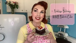 Vintage Baking: WWII Ration Cake