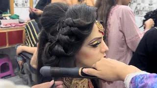 Bridal hairstyle |hair style girl| |most popular hairstyle| #hairstyle #bridalhairstyle #hair